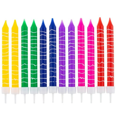 Kuchenkerze Buntstift 12 Stk