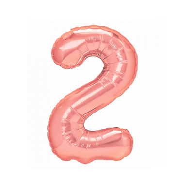 Rose-gold balloon 100 cm no. 2