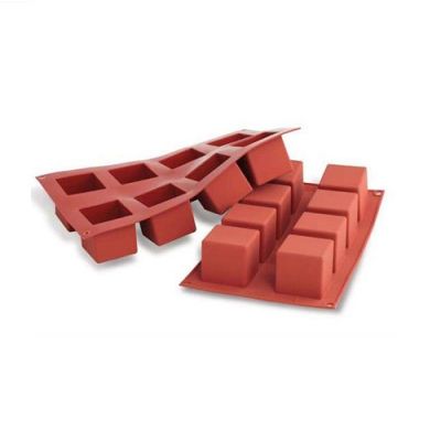 Form silicone cubes 8 pcs Silikomart