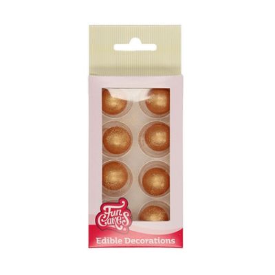 Goldschokoladenkugeln 8 Stk