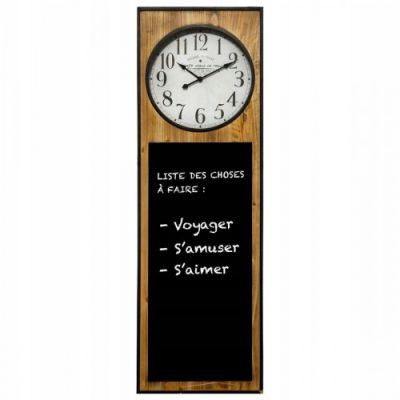 Hodiny nástěnné s tabulí