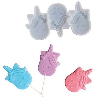 Mold silicone unicorn lollipops