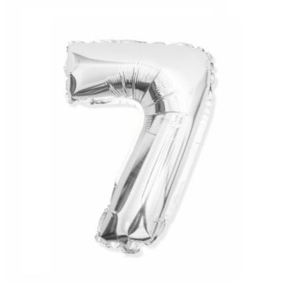 Silver balloon 106 cm - no. 7