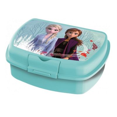 Box na desiatu Frozen Anna a Elza svetlo modrá