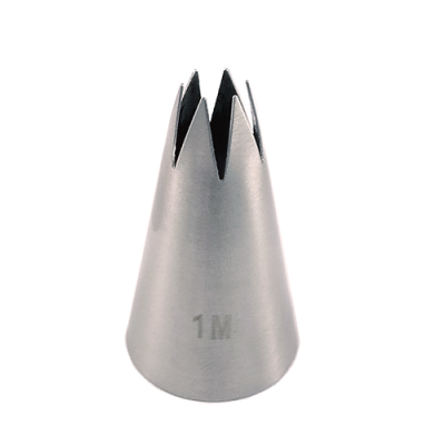 Zdobící špička 6 cípů 1M