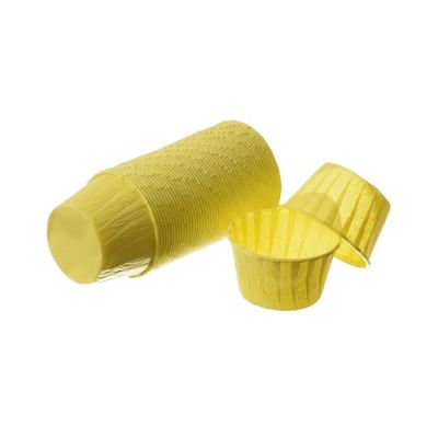 Sárga papírpoharak 48 db