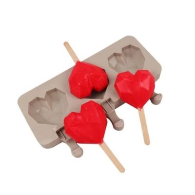 Popsiforma - gyémánt szív 3 db