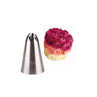 Dekoratív hegyű XXL ferde rozetta