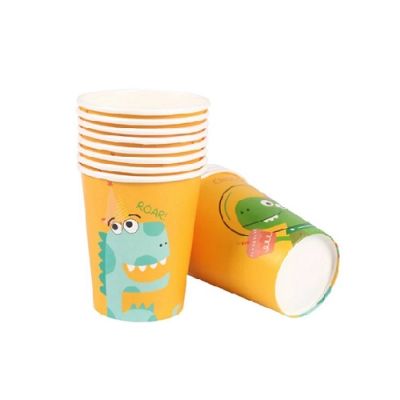 Dinosaur paper cup 6 pcs