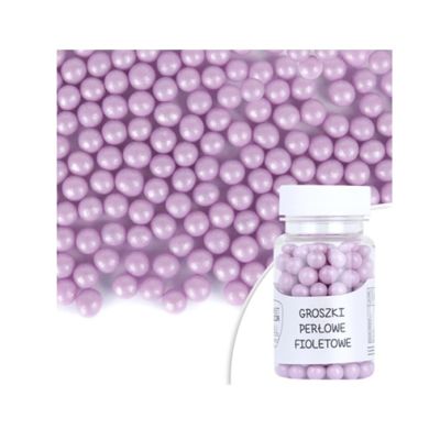 Lila Perlen 50 g