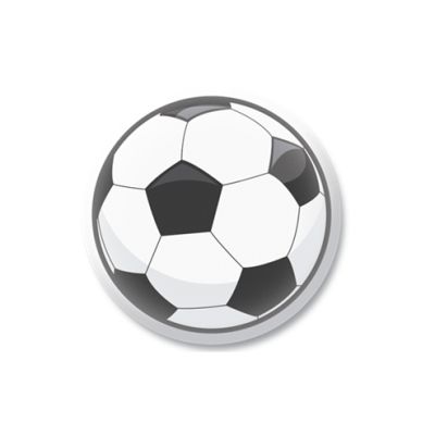 Weißes Baiser mit Fußball 12 Stk