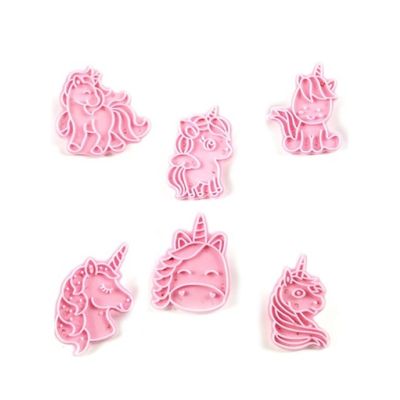 Unicorn süti kiszúró 6 db