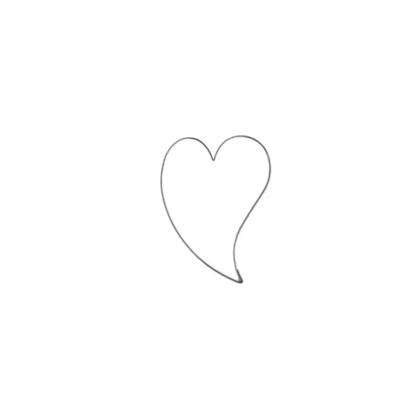 Szívvágó szabálytalan kicsi