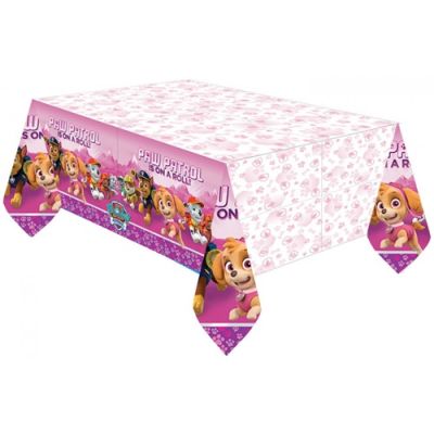 Foil tablecloth Paw Patrol pink 137 x 243 cm