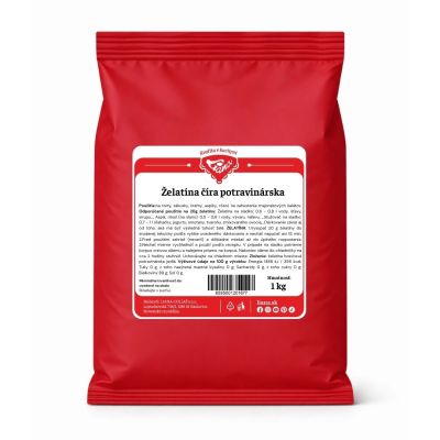 ÉTELZSELATIN átlátszó 1kg