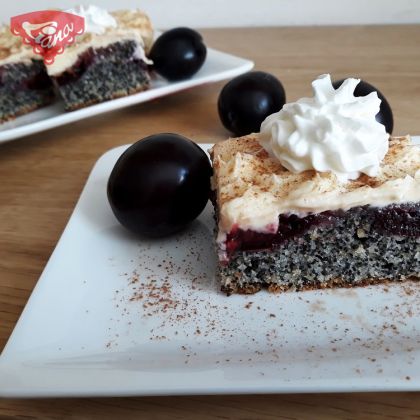 Gluten-free upside-down plum cake