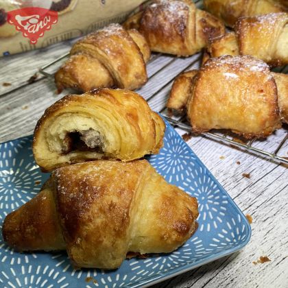 Bezlepkové maslové croissanty