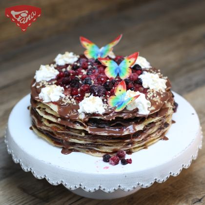 Gluten-free pancake cake