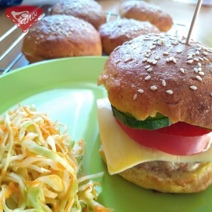 Glutenfreie Hamburgerbrötchen