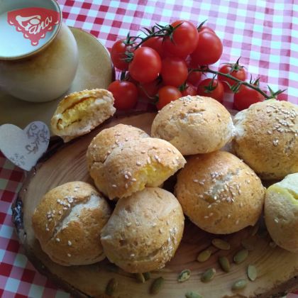 Glutenfreie Käsebrötchen ohne Sauerteig