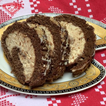 Glutenfreies Lebkuchenbrötchen mit Kastanienpüree