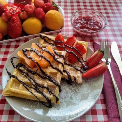 Gluten-free and dairy-free lightning fast waffles