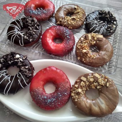 Glutenfreie Maxi-Donuts