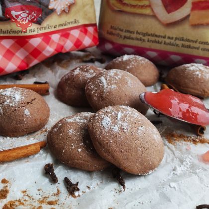 Glutenfreie gefüllte Lebkuchenplätzchen