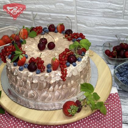 Torta s krémom z mascarpone a tvarohu