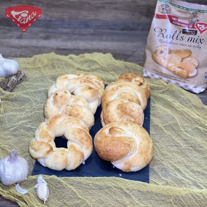 Gluten-free garlic knots and wreaths