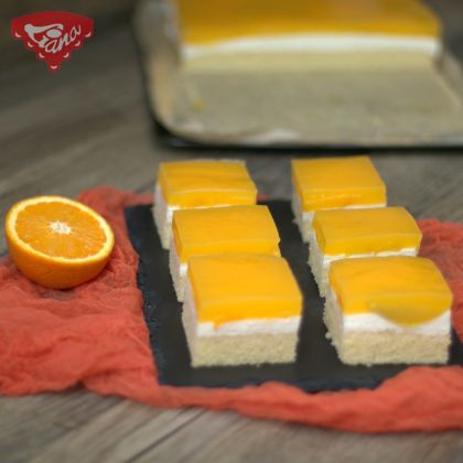 Fresh gluten-free orange cake