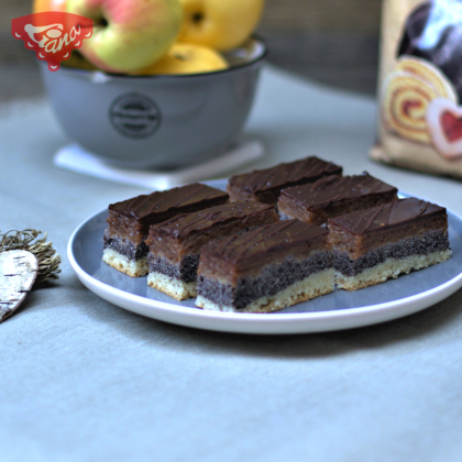 Glutenfreie Mohn-Apfel-Scheiben