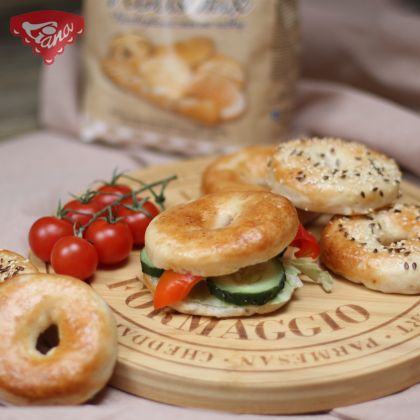 Glutenfreie amerikanische Bagels