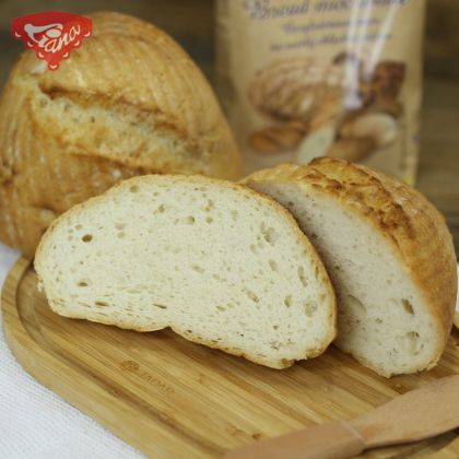 Bezlepkový svetlý chlieb s chrumkavou kôrkou