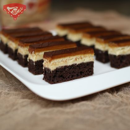 Gluten-free caramel slices