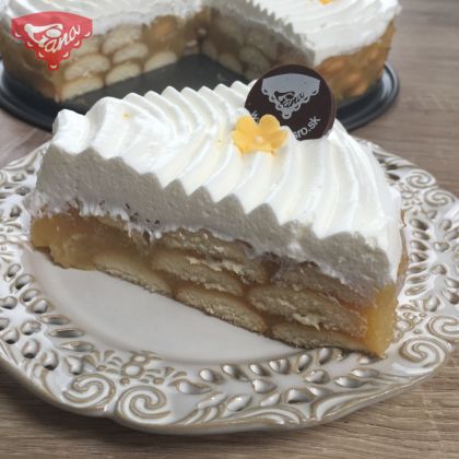 Bezlepková nepečená jablková torta