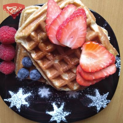 Gluten-free sourdough waffles