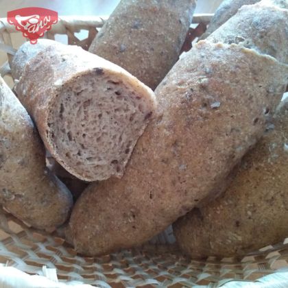 Gluten-free sourdough dark rolls