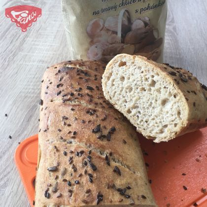 Glutenfreies Sauerteig-Schwarzbrot aus der Form