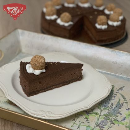 Čokoládovo-orieškový cheesecake