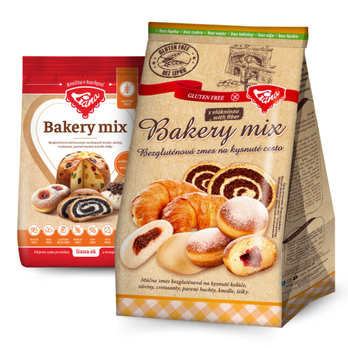 Bakery mix Liana with fiber 1kg