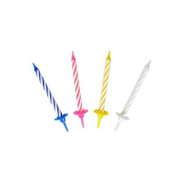 Mini birthday candles 24 pcs