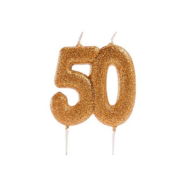 50th birthday candle