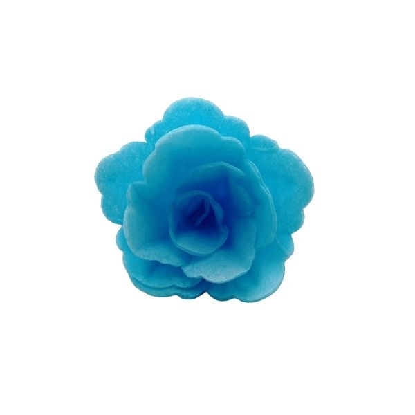 Waffelrose Chinesisch klein blau