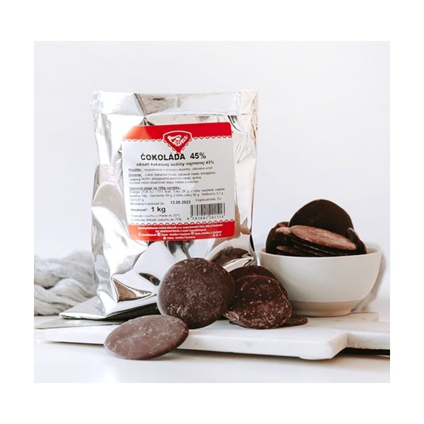 Čokoláda Liana 45% 1kg