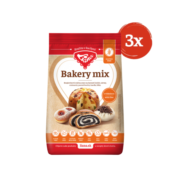 Akciový balíček - 3 x Bakery mix Liana