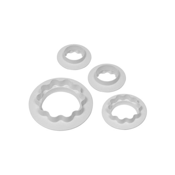 Circle/flower cutter set of 4