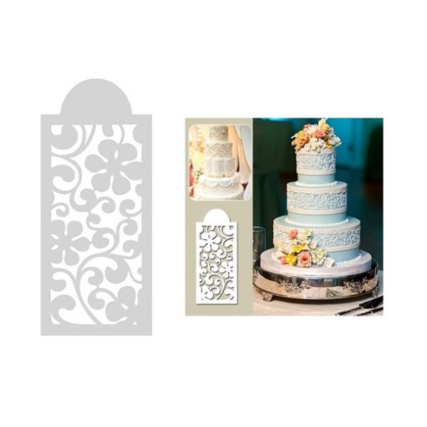 Cake template - flowers