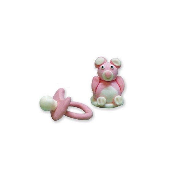 Pacifier, figurine - pink