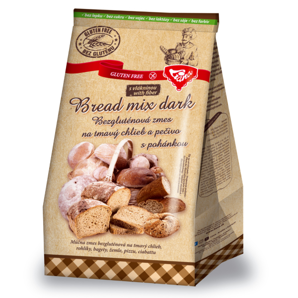 BREAD MIX DARK Liana s vlákninou 1kg BREAD MIX DARK Liana s vlákninou 1kg